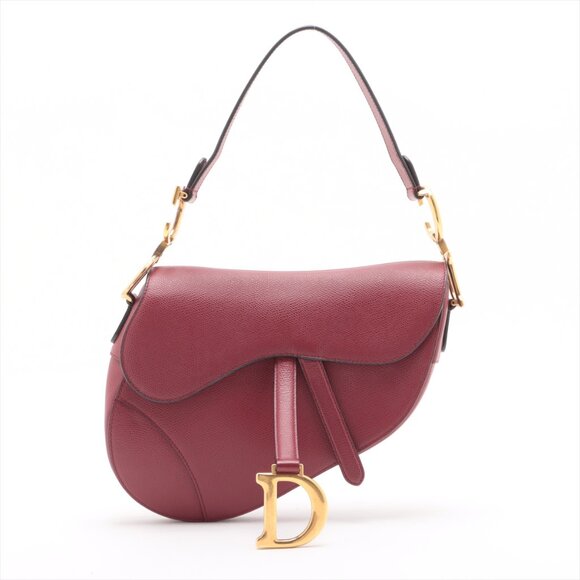 Dior Handbags - SOLD OUT ❌ Christian Dior Saddle Medium Bag Leather bag Red